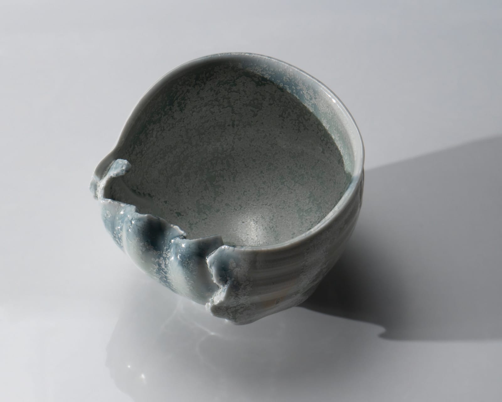 Kato Mami 加藤真美, Frost glazed tea bowl, 2025