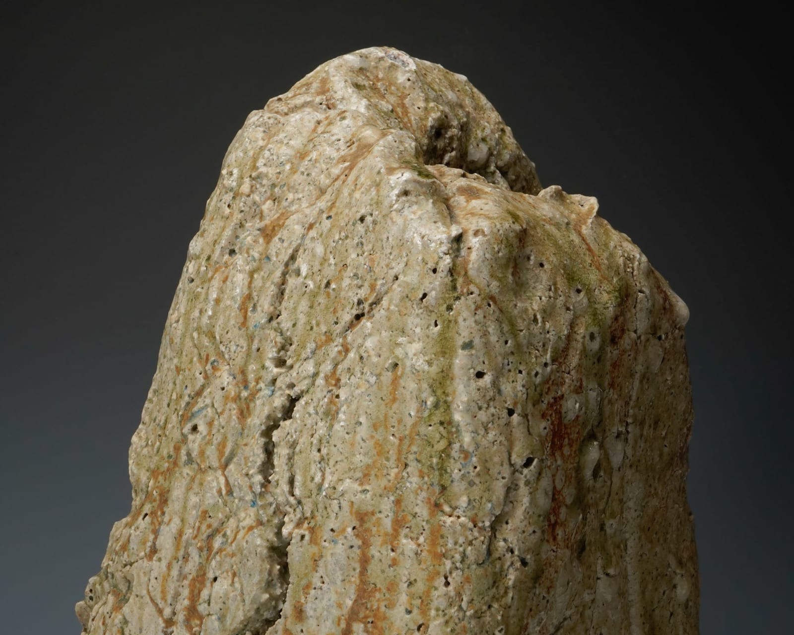 Tsujimura Shiro 辻村史朗, Natural Ash Glazed “Shizen-yu” Flower Vessel