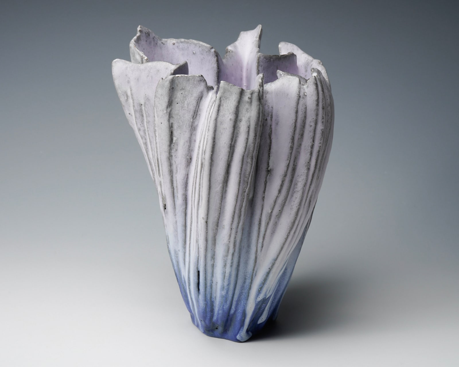 Hiruma Kazuyo 昼馬和代, No. 8 "Windswept Passage" Flower Vessel A 花器 颯然, 2024