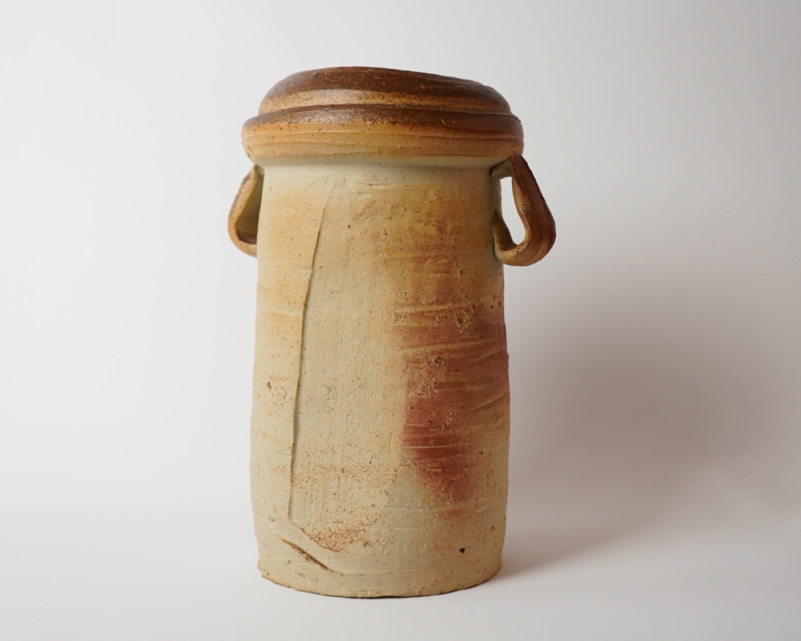 Mori Togaku 森 陶岳, Bizen Flower Vase, 1994