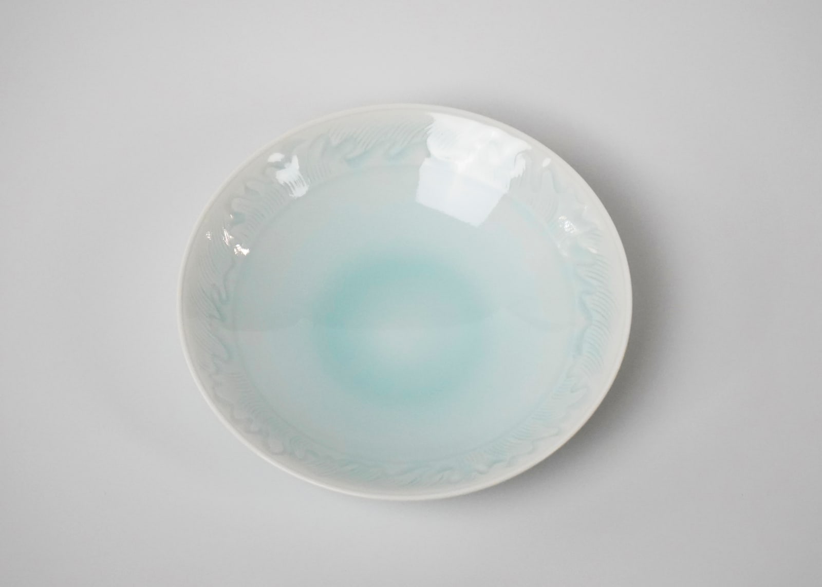 TSUKAMOTO Kaiji 塚本快示, Set of Dishes with Hidden Wave Patterns 青海波 食器揃, LNT