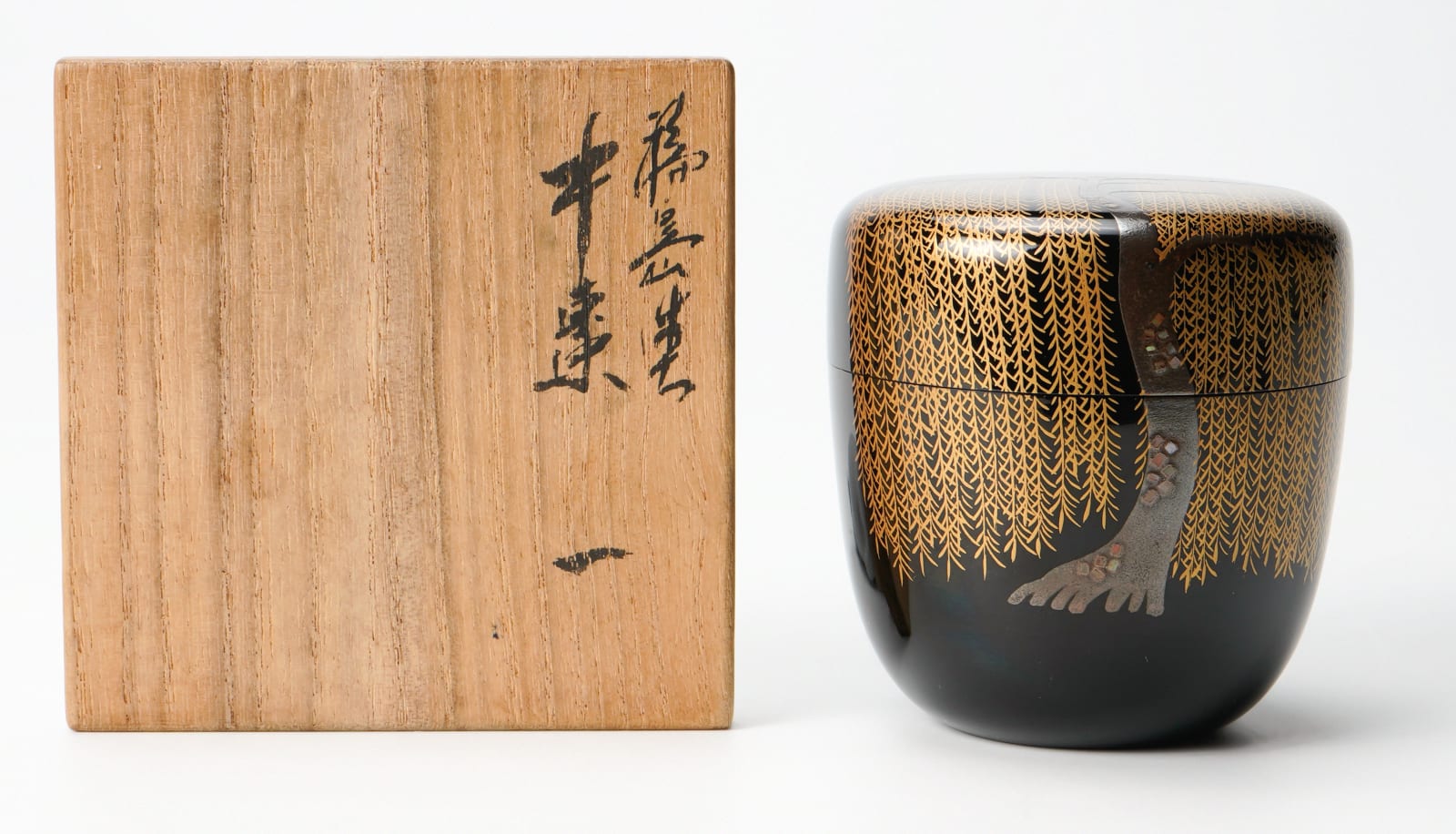 Takahashi Asaya 高橋朝也, Wajima lacquer natsume (tea caddy)