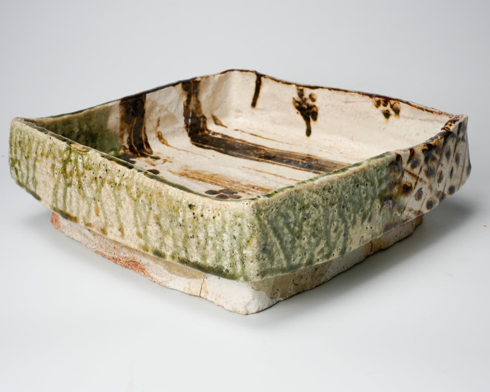 Tsuboshima Dohei 坪島 圡平, Oribe square platter