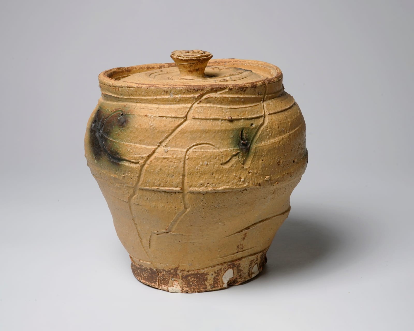 Yamada Kazu 山田和, Kiseto water jar 黄瀬戸水指, 2000's