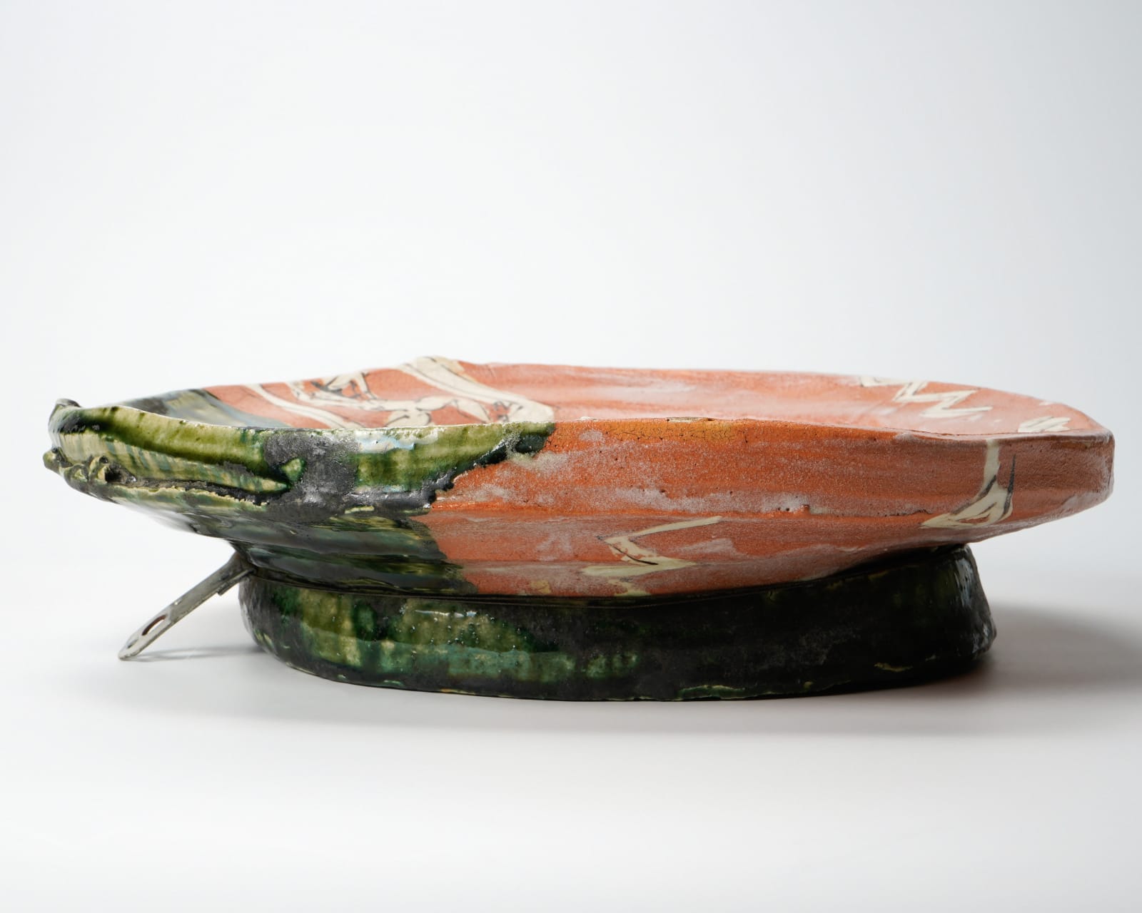Suzuki Goro 鈴木五郎, Oribe hanging plate