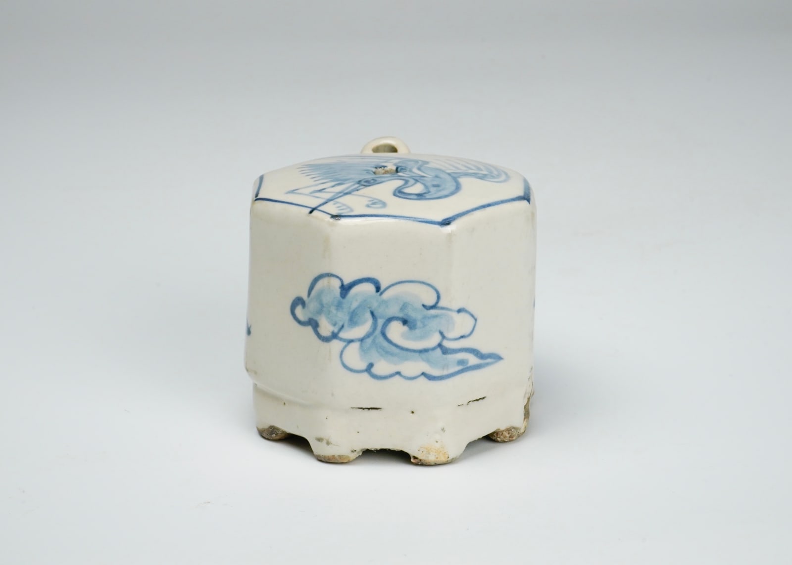 Water dropper with bird and cloud drawing, Joseon dynasty