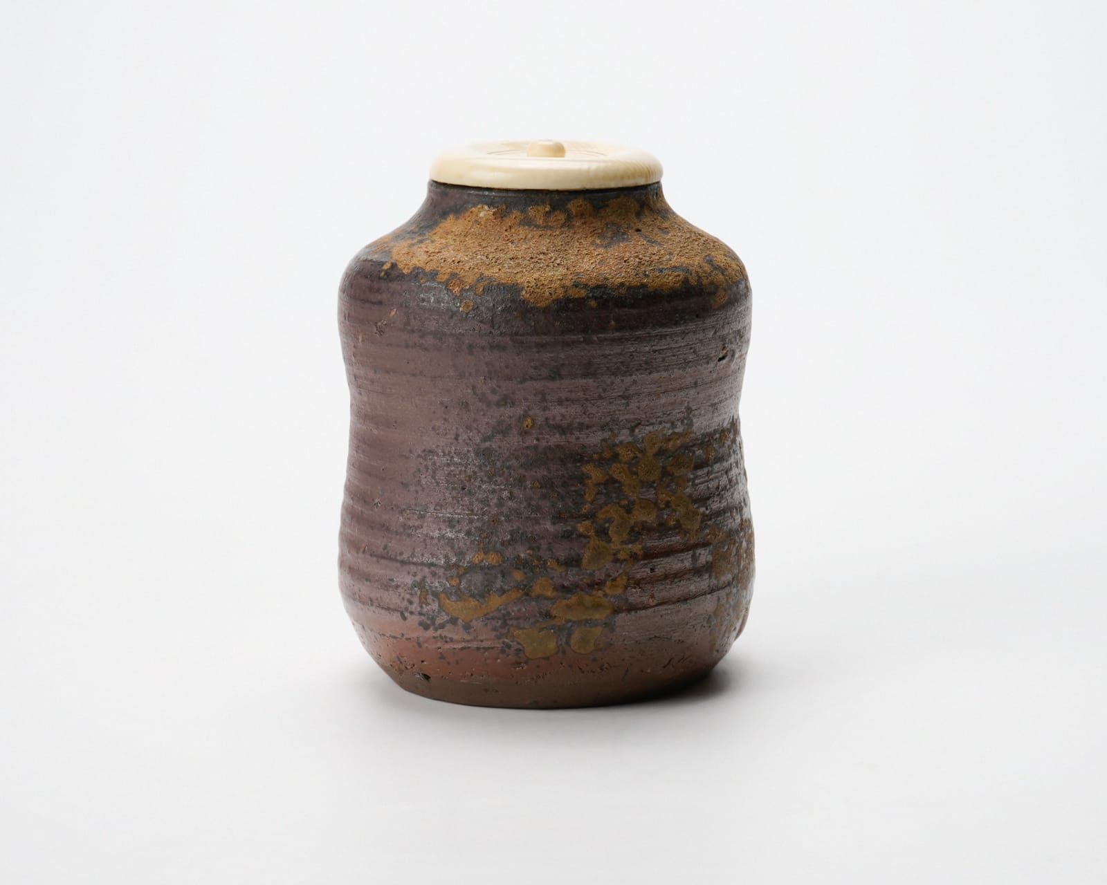 Mori Togaku 森 陶岳, Bizen tea caddy