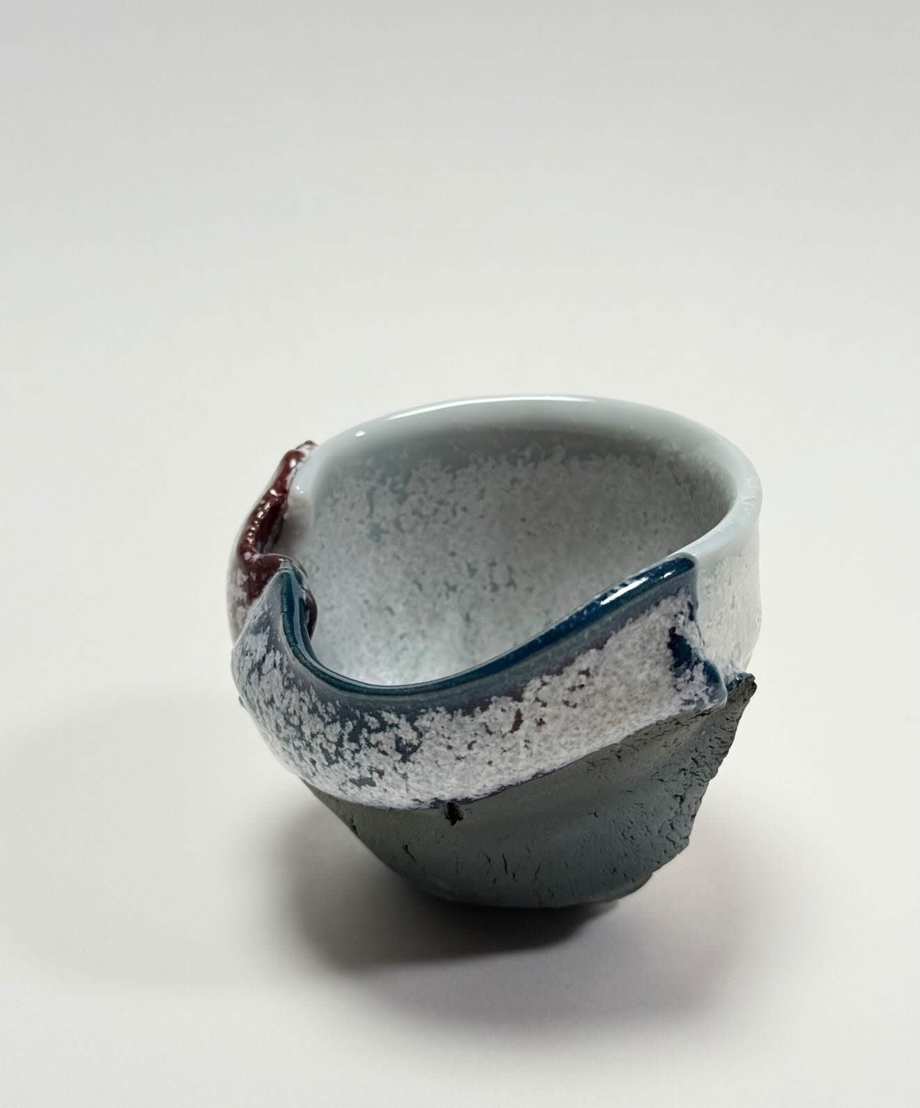 Kato Mami 加藤真美, Frost glazed sake cup 1 , 2025