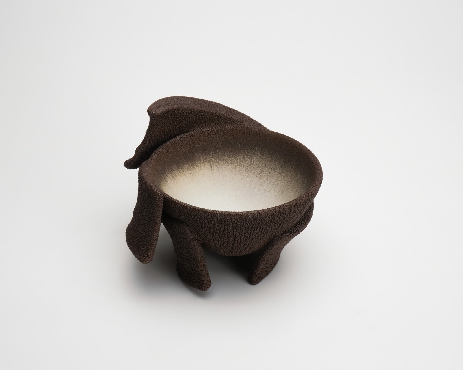 Matsutani Fumio 松谷文生, No.6 Kachi Kei (Brown) Sake cup, 2025
