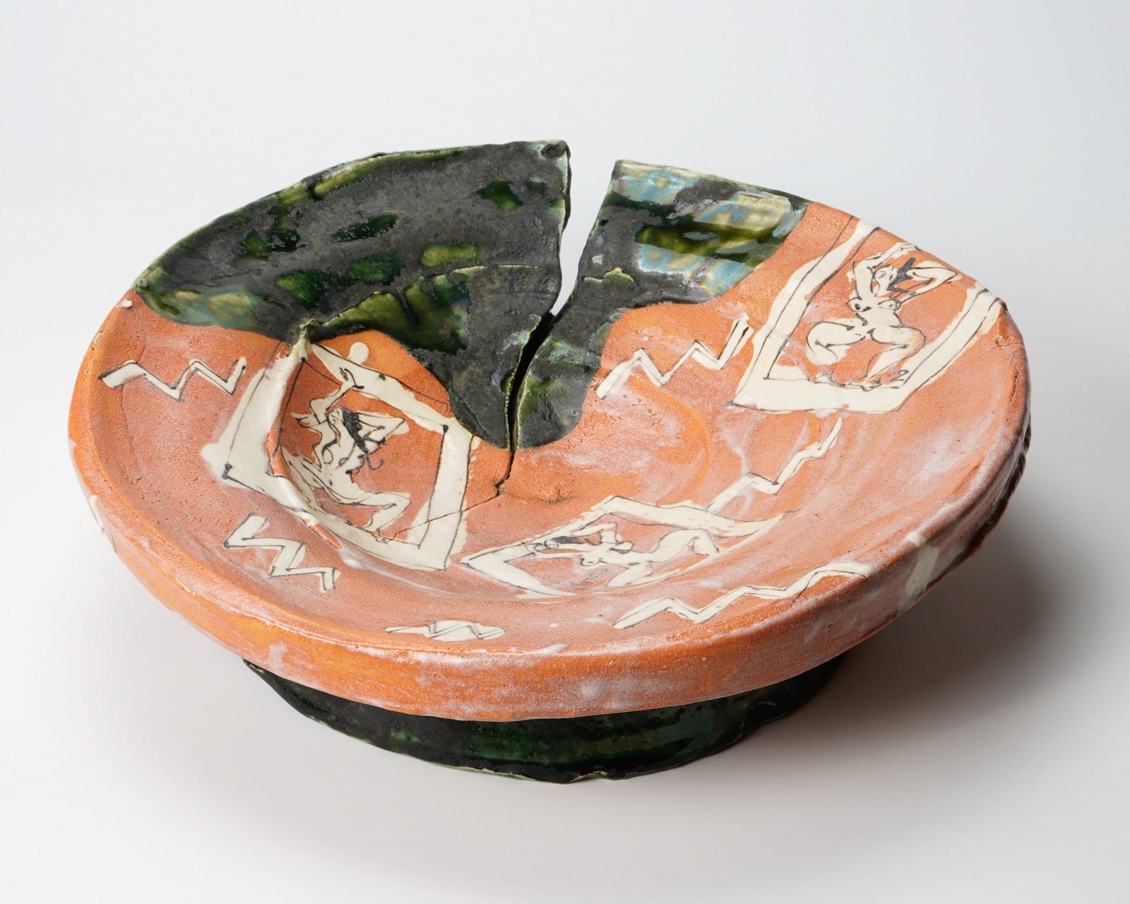 Suzuki Goro 鈴木五郎, Oribe hanging plate