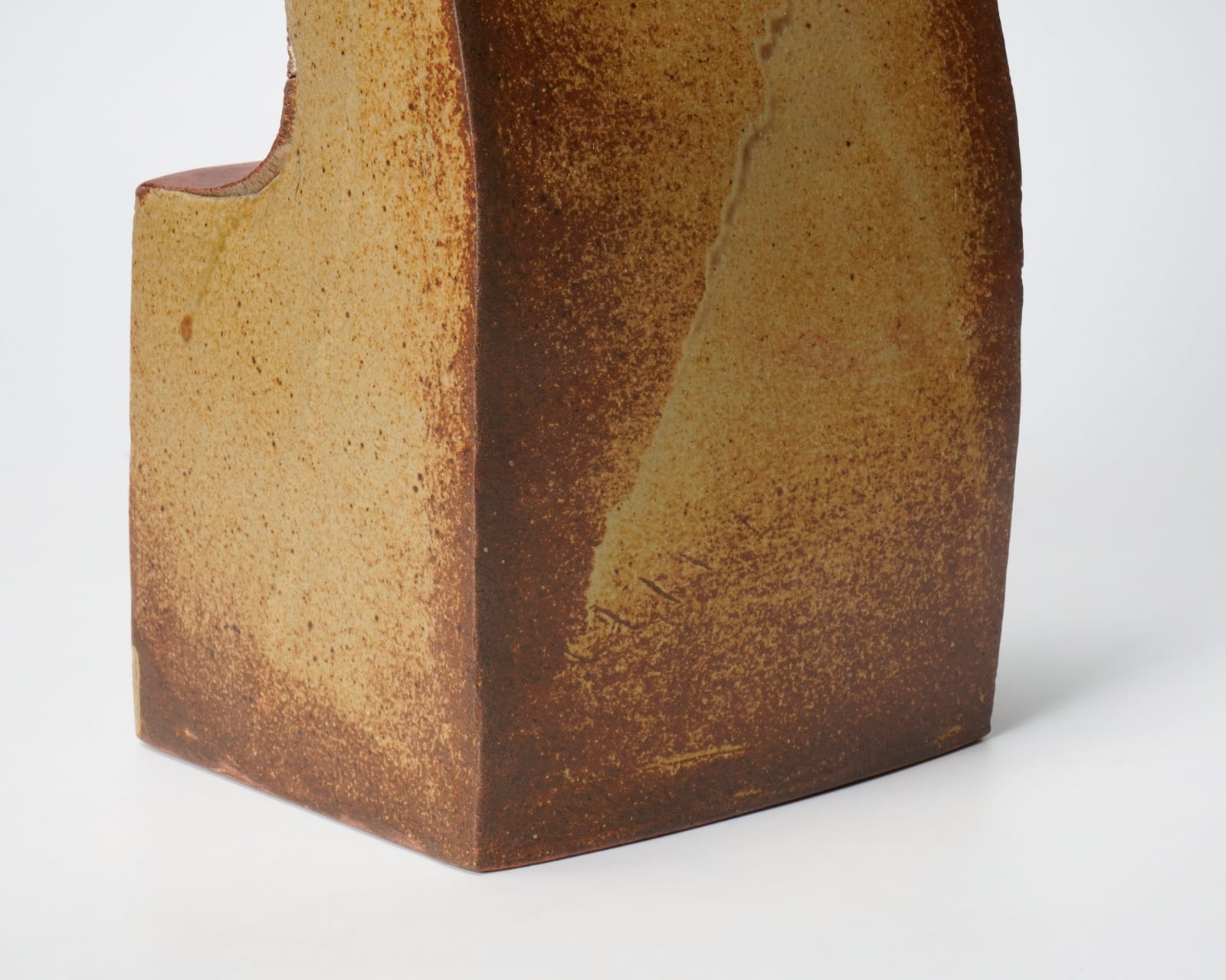 Kiyomizu Rokubei VII 七世清水六兵衛, Stoneware Flower Vase “Seki-Ka-To 5" 席花陶・五, 1989