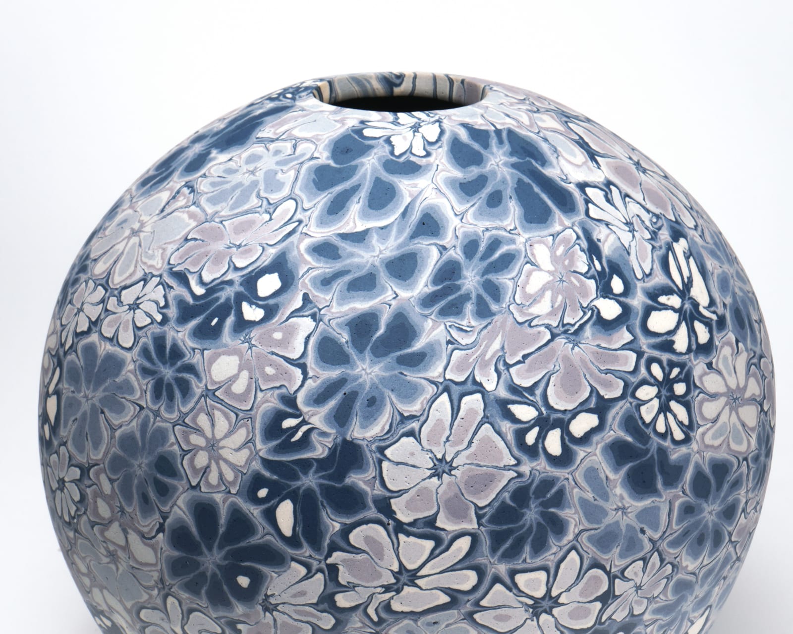 Matsui Kosei 松井康成, Neriage Jar, Seihaku series, 1990's