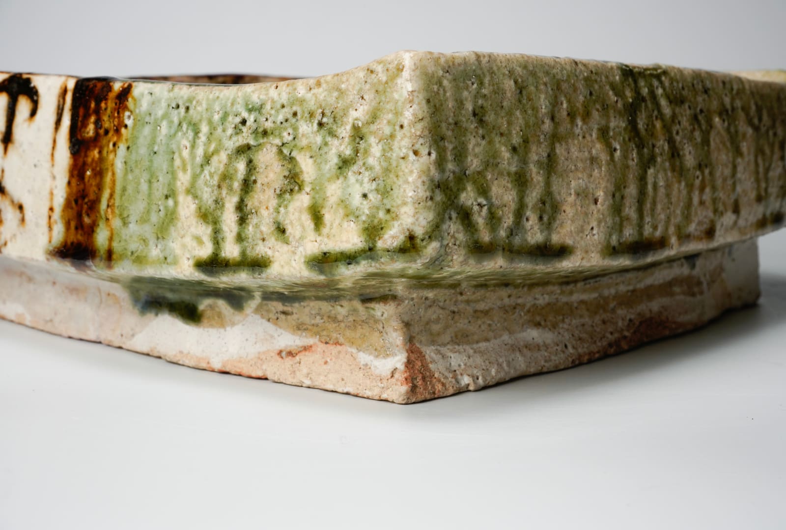 Tsuboshima Dohei 坪島 圡平, Oribe square platter