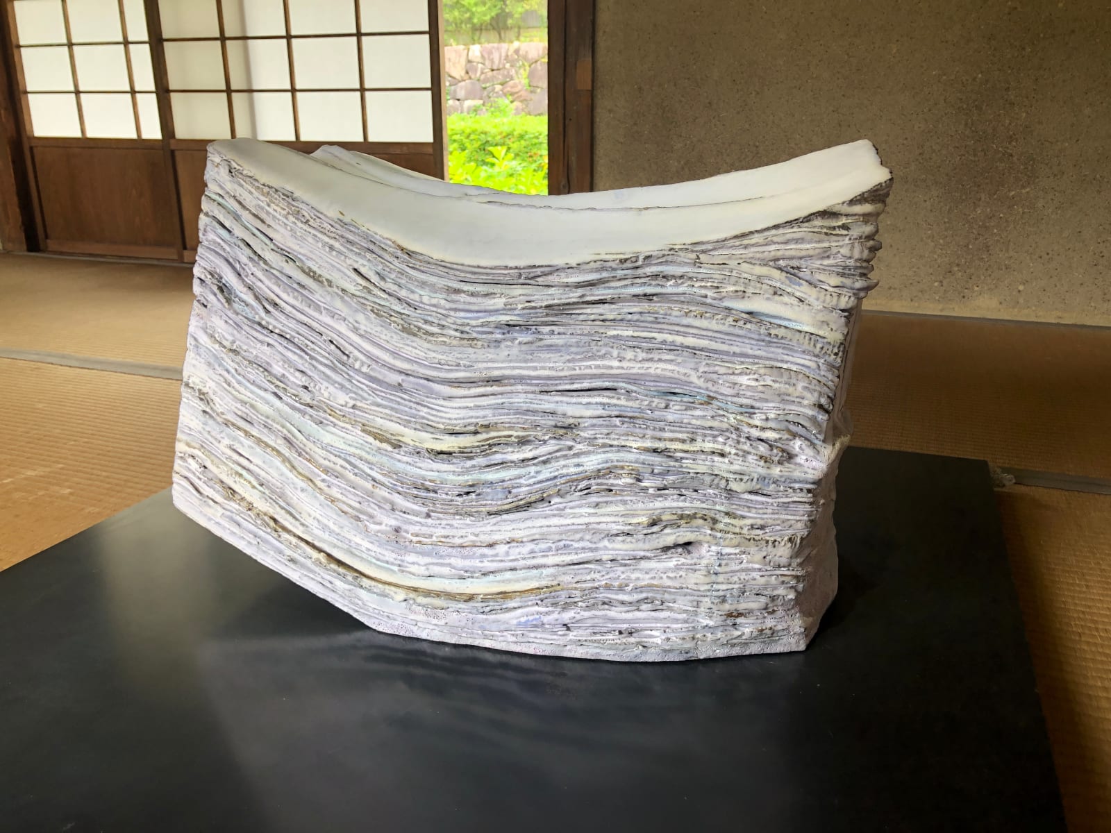 Hiruma Kazuyo 昼馬和代, The Brilliance of Wind Silver Ⅰ 風銀を刻む I, 2017