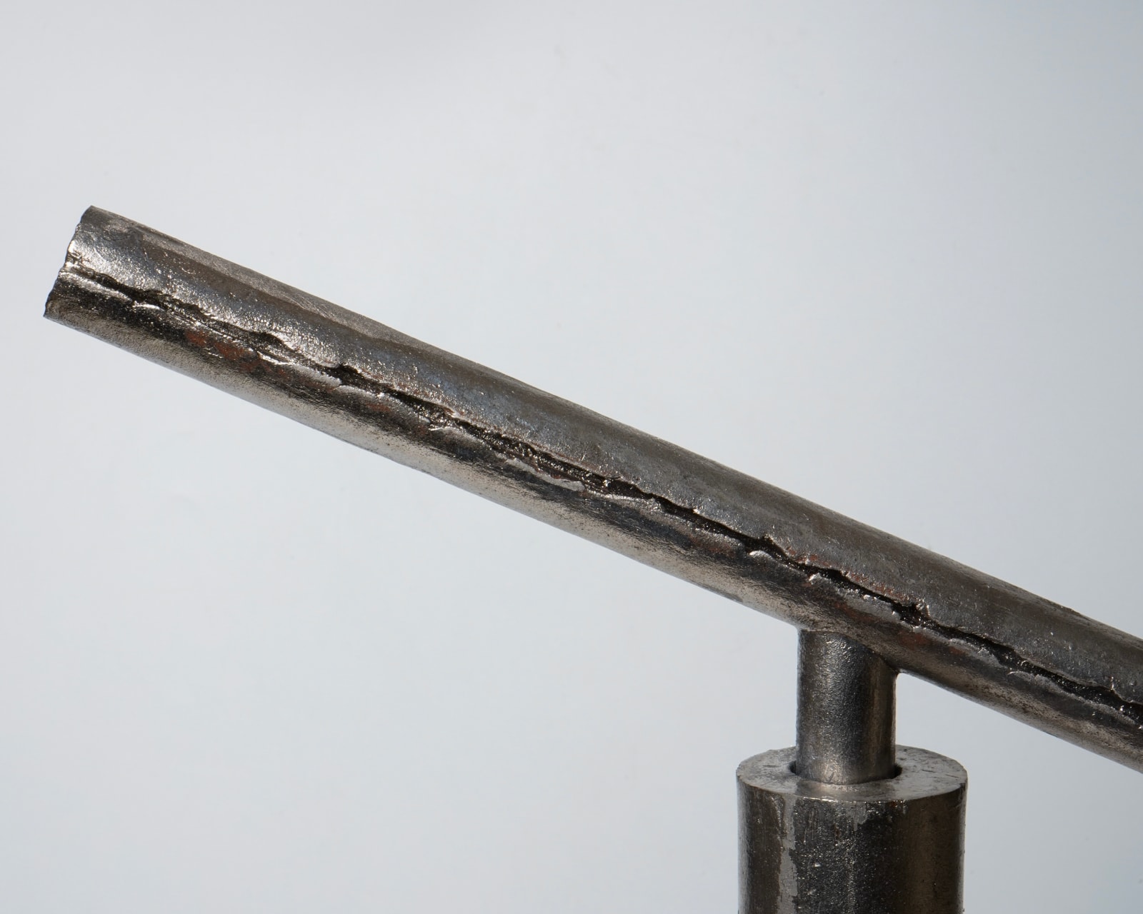 Yamada Hikaru 山田光, Silver-glazed Pipe 銀泥パイプ No.316, 1995