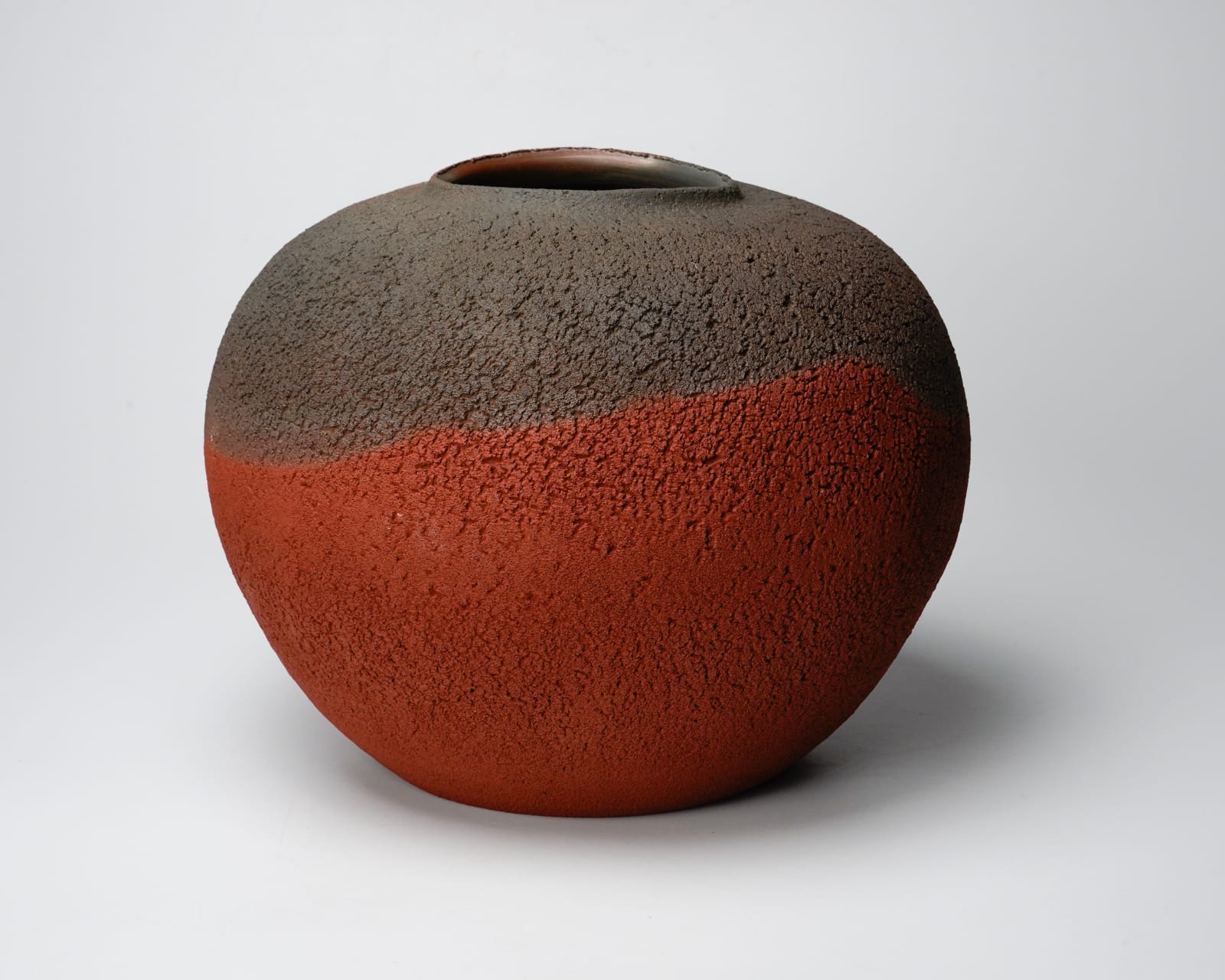 Ito Sekisui 伊藤赤水, Jar 無名異壺