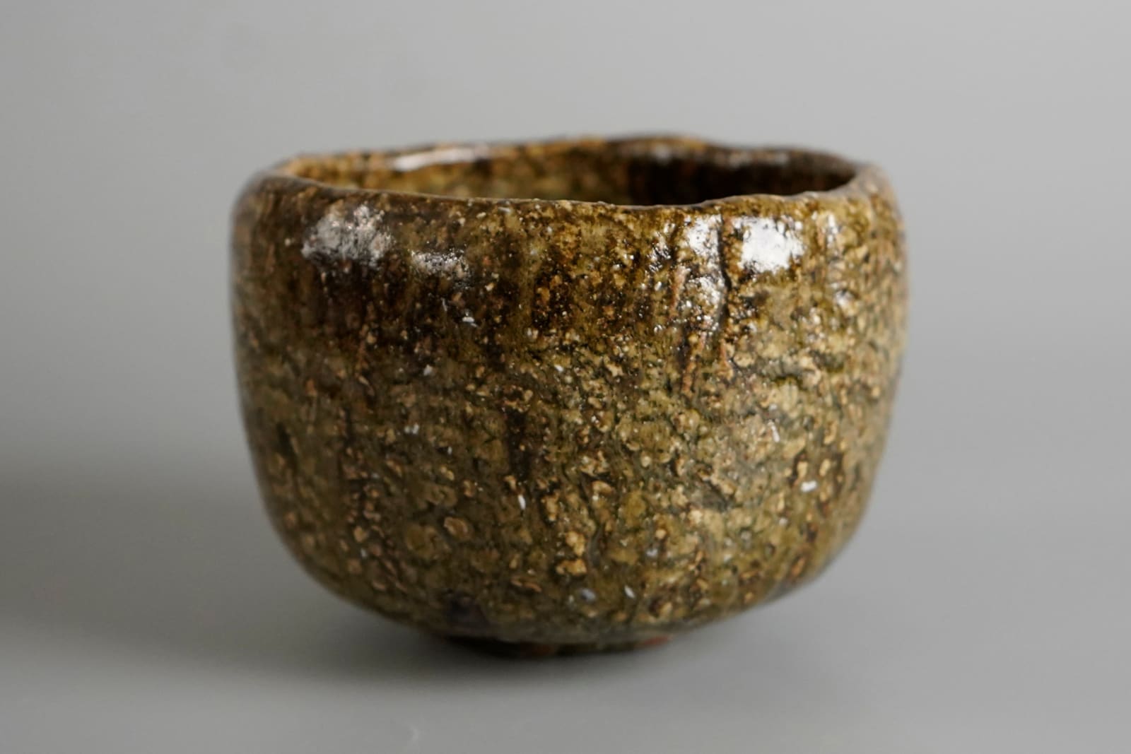 Kawamoto Goro 河本五郎, Ash Glazed Teabowl 灰釉茶碗