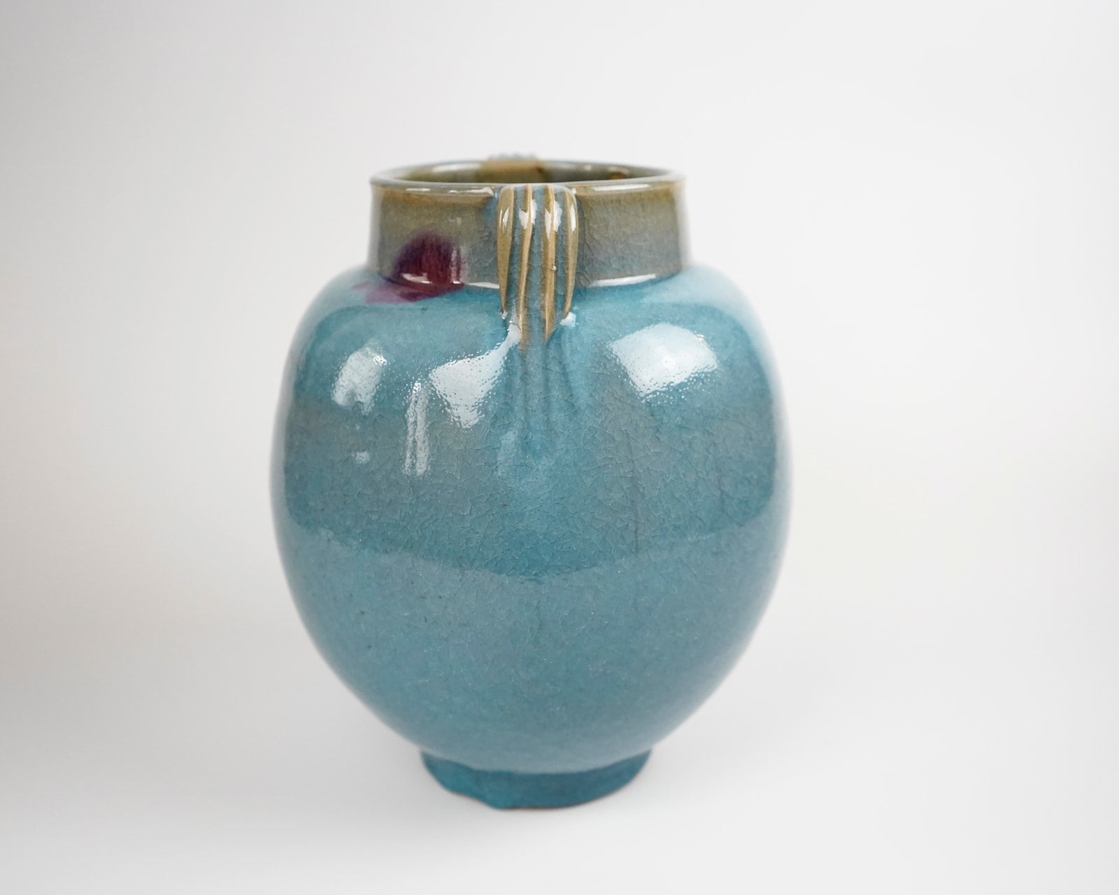 Hara Kiyoshi 原 清, Jar With Two Ears 鈞窯双耳壺 | Dai Ichi