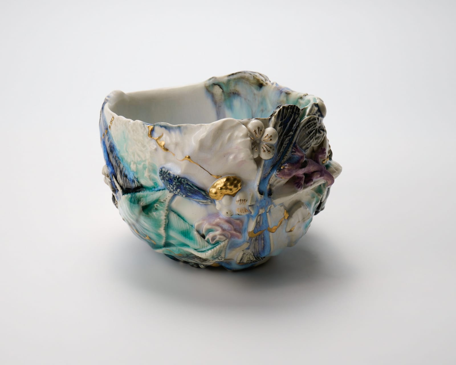Oishi Sayaka 大石早矢香, No.6 Tea bowl "Memento mori" メメントモリ茶盌, 2024