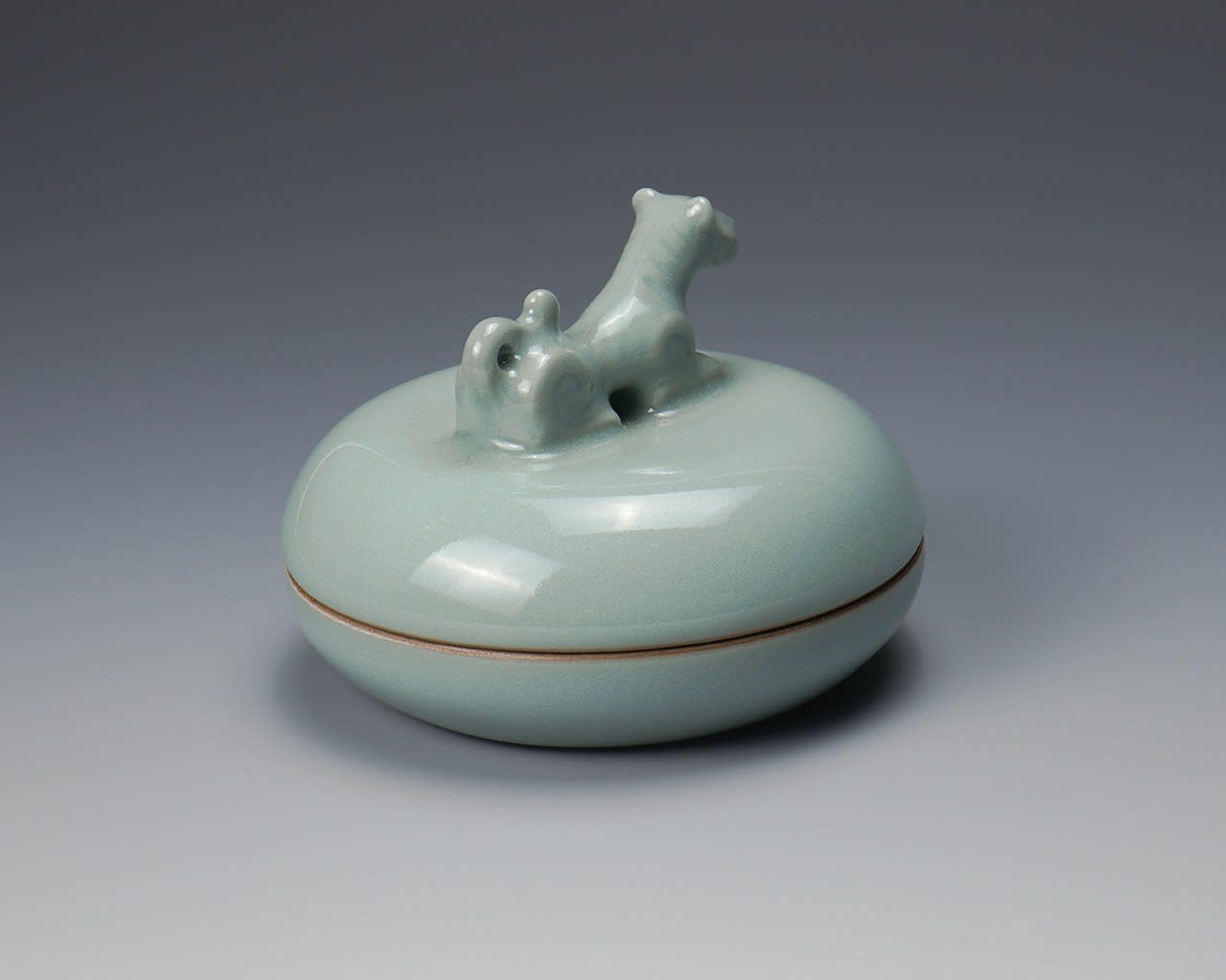 SUWA Sozan Ⅲ 三代 諏訪 蘇山, Zodiac Incense container: Tiger