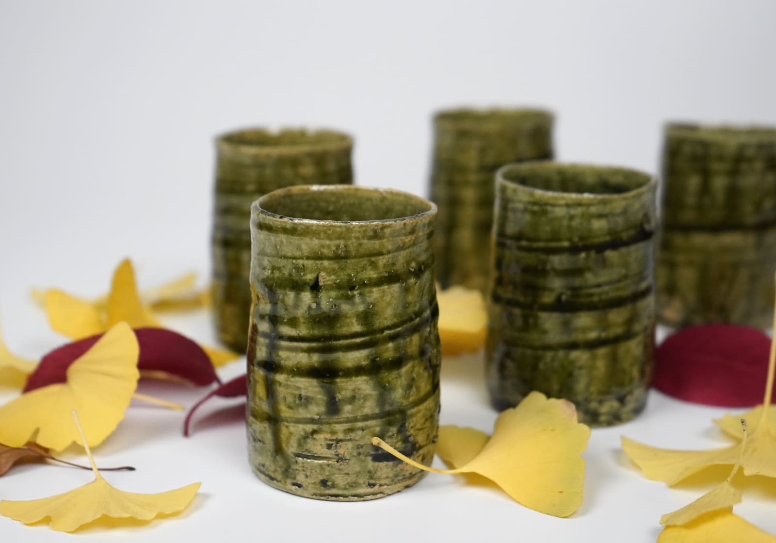 Suzuki Goro 鈴木五郎, Oribe yunomi 織部湯呑