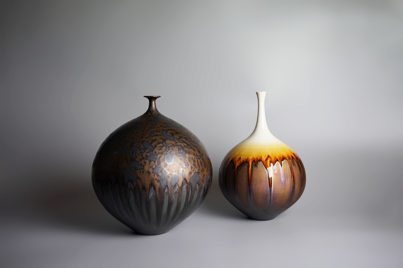 Miyamura Hideaki 宮村 秀明, Vase with Iron Crystalline Glaze