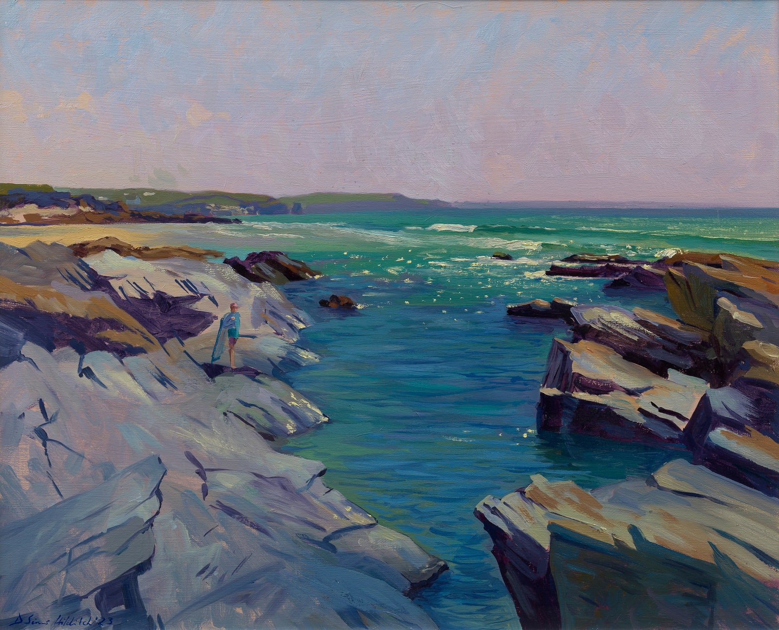 Daisy Sims Hilditch, Sparkling light, Booby's Bay rockpools