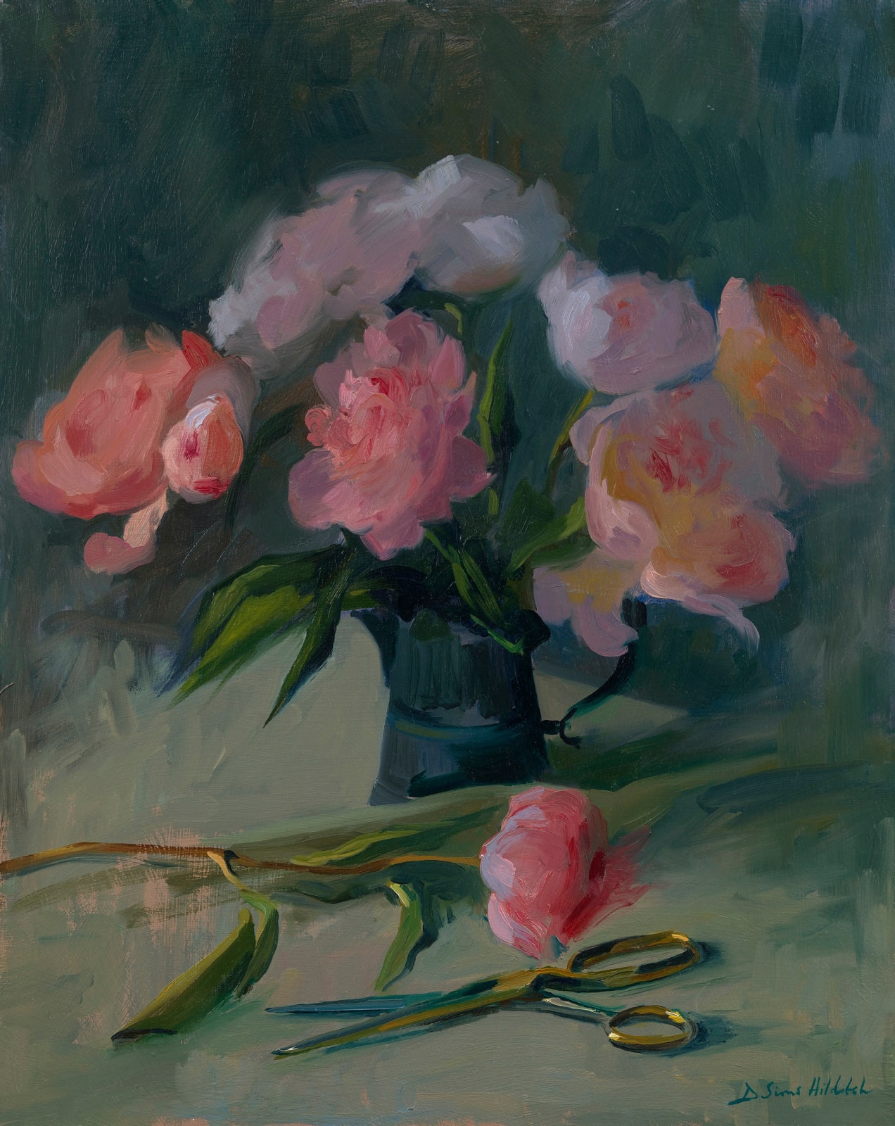 Daisy Sims Hilditch, Peonies at Rossetti , 2024