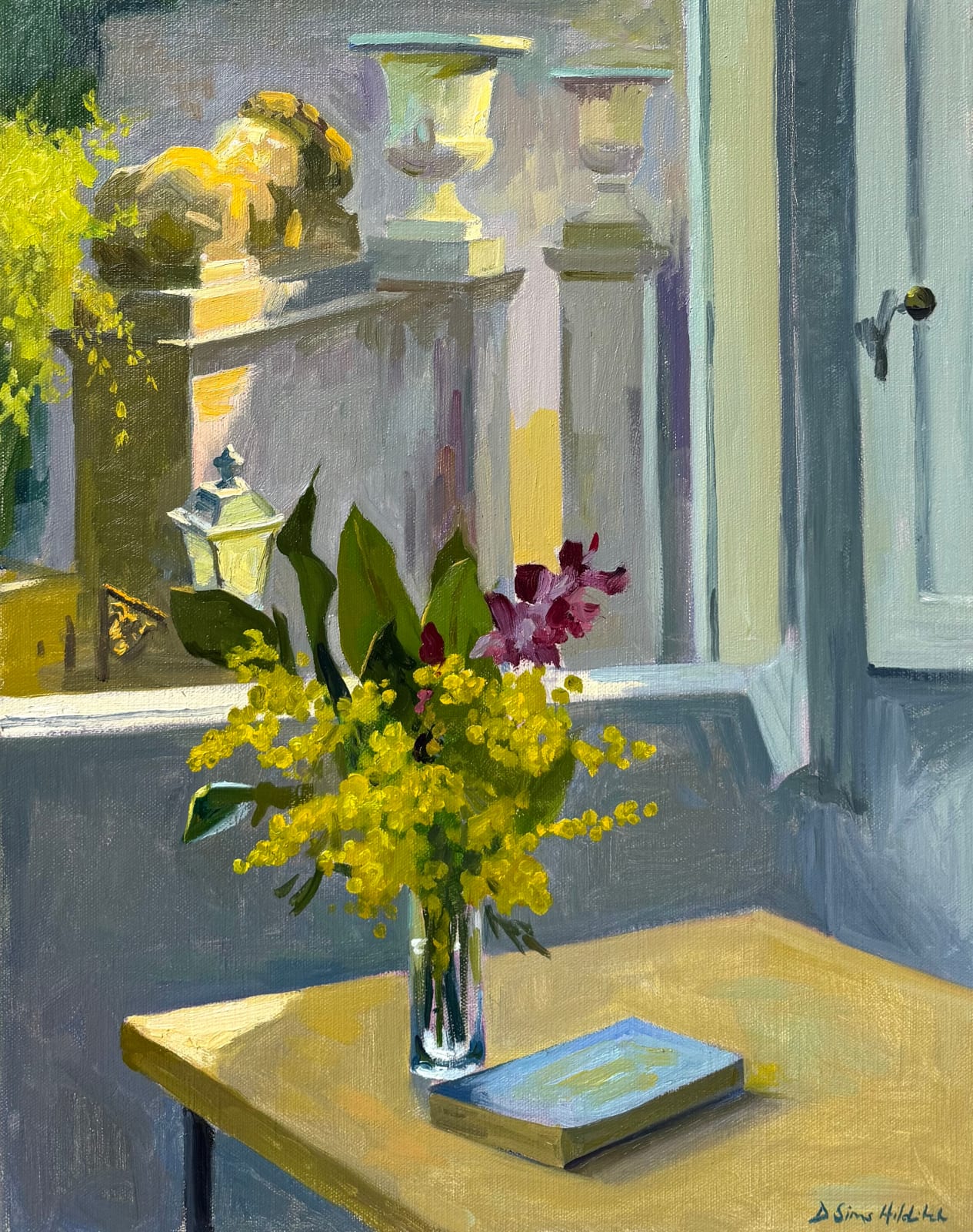 Daisy Sims Hilditch, Mimosa by bedroom window, Boboli Gardens gate, 2025