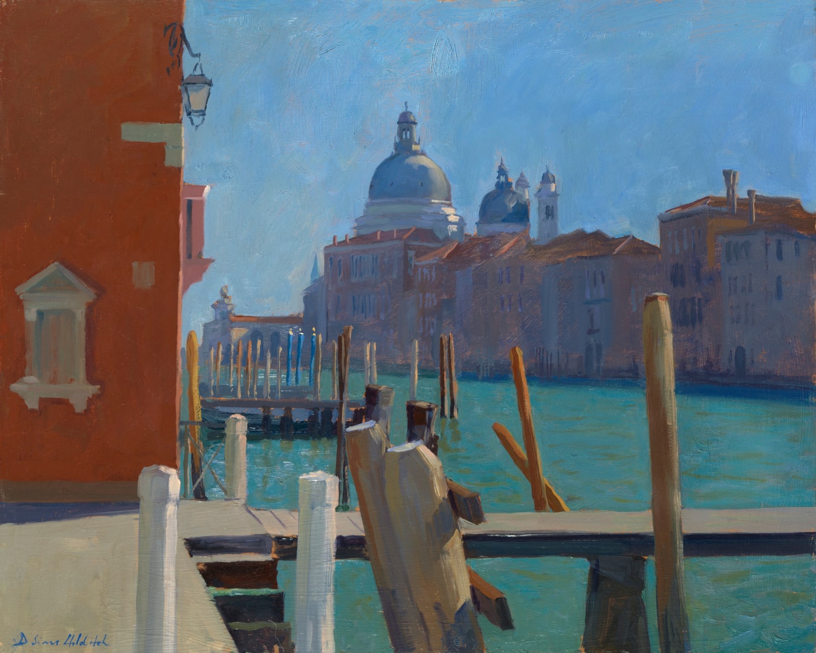 Daisy Sims Hilditch, Mid-day light towards the Salute, 2023