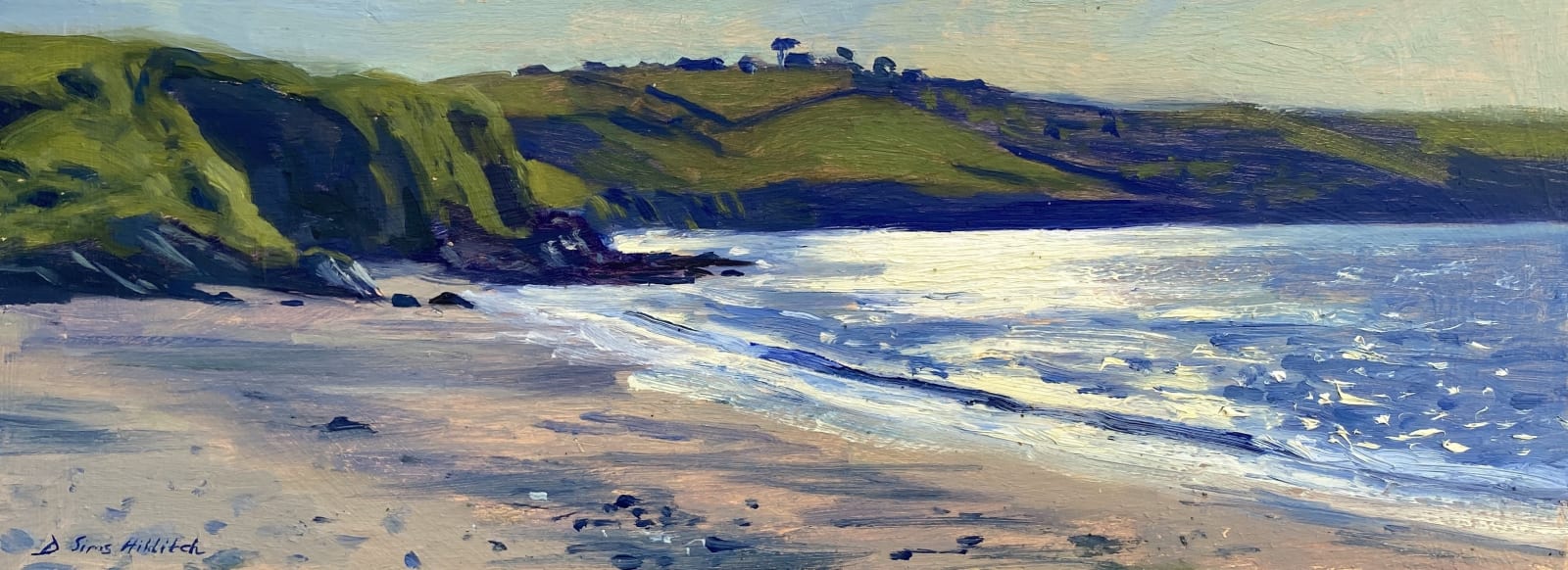 Daisy Sims Hilditch, Sparkling Early Light at Pendower, 2020
