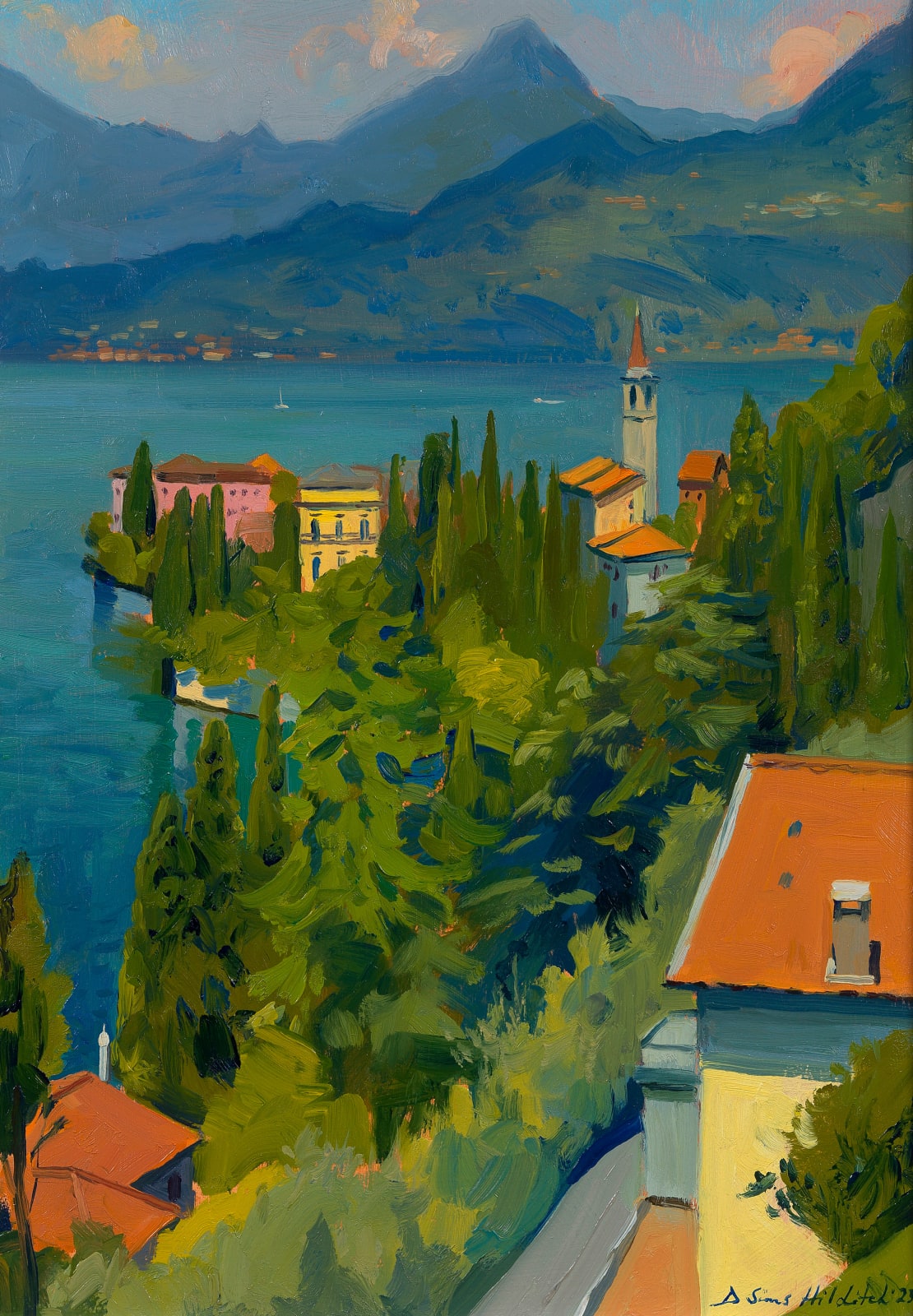Daisy Sims Hilditch, Mid-day light, Varenna, 2023