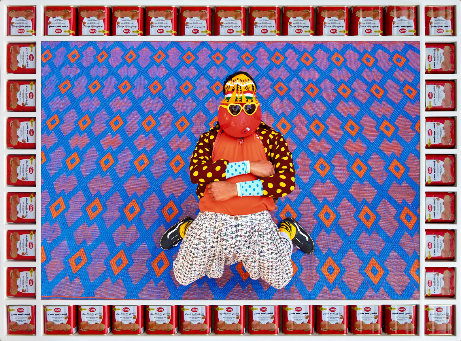 Hassan Hajjaj, Tête de ballon, 1440/2019