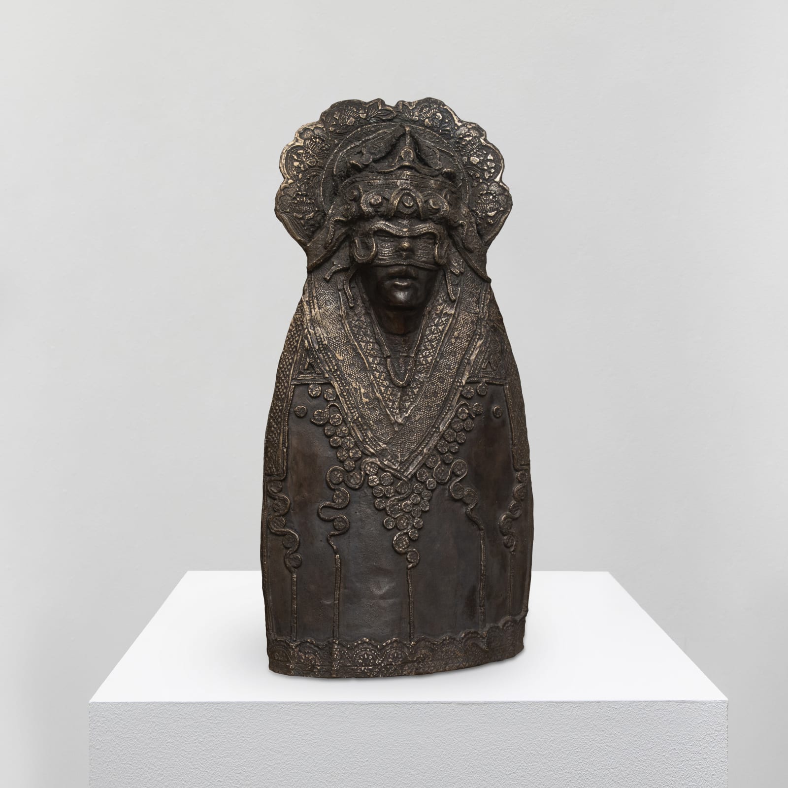 Tancredi di Carcaci (b.1997), Masked Figure in the Sir John Soane’s Museum, 2022
