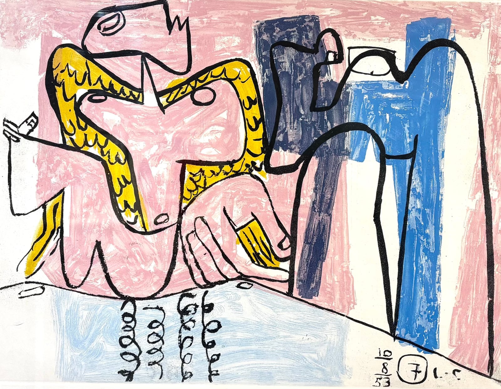 Le Corbusier, Unite (PLANCHE 7), 1953