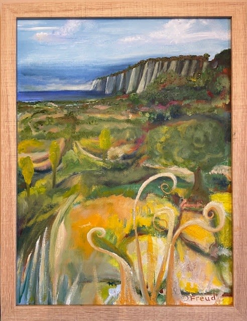 David Freud, The way to Seaford Head, 2024