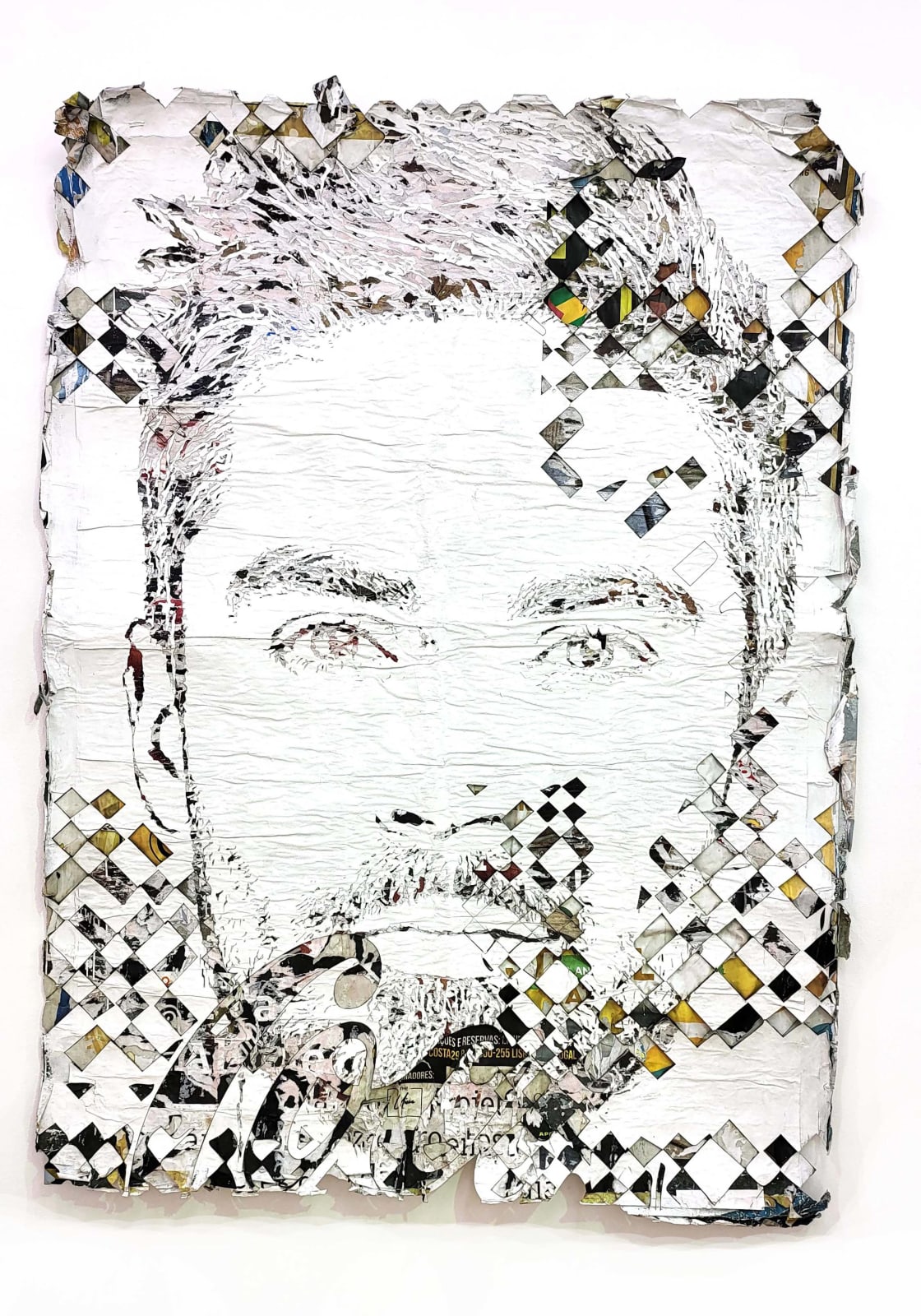 Vhils, Pictorial Series #15, 2022