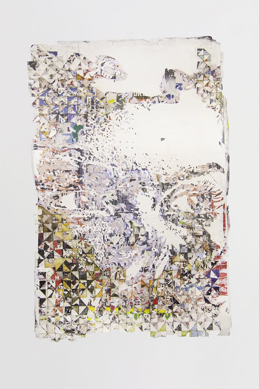 Vhils, Intensification Series #21, 2017