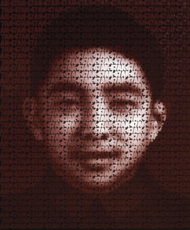 Zhang Dali, AK-47(S11), 2009