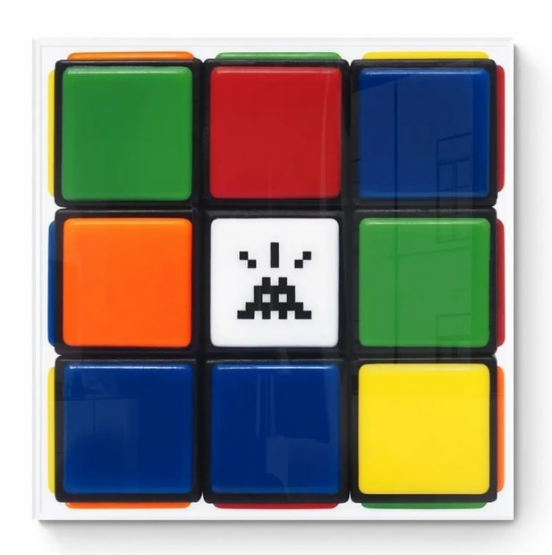 Invader, Invaded Cube, 2023