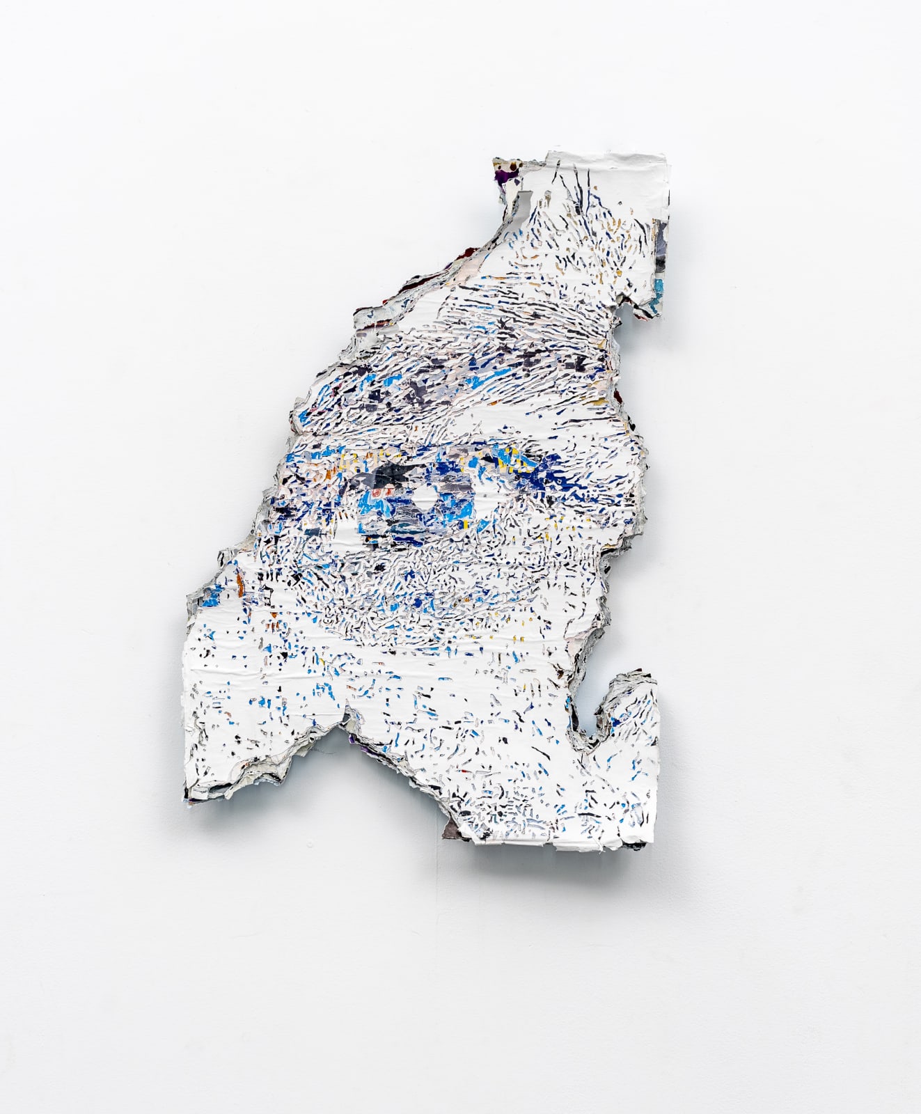 Vhils, Tear series #11, 2021