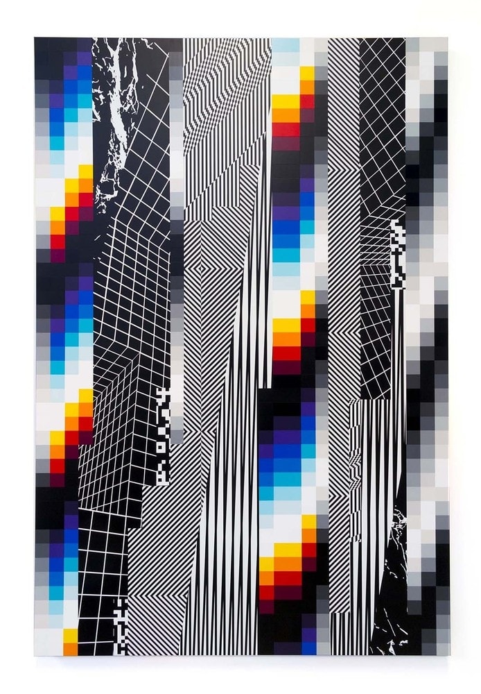 Felipe Pantone, Chromadynamica #49, 2018