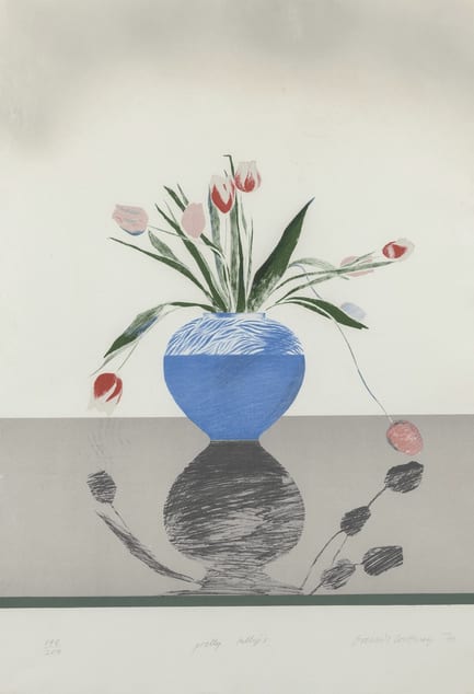 David Hockney, Pretty Tulips, 1970