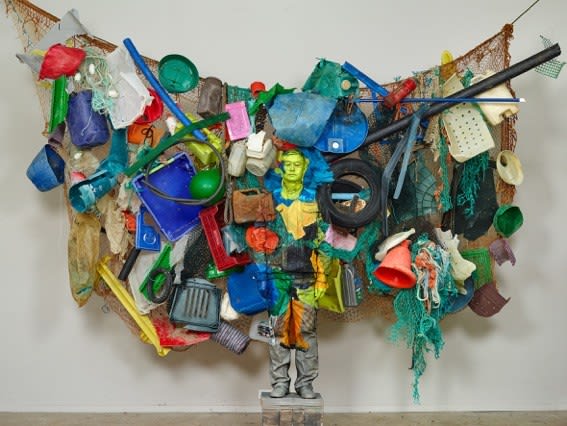 Liu Bolin, Marine Litter 02 (large), 2017