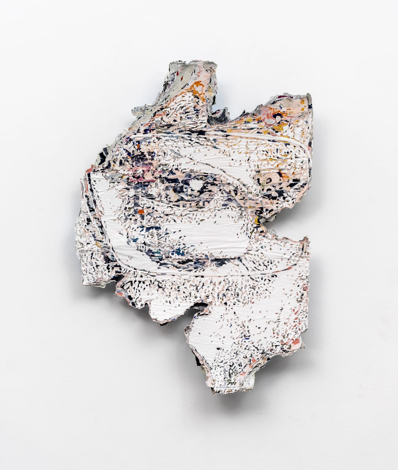 Vhils, Tear series #10, 2021