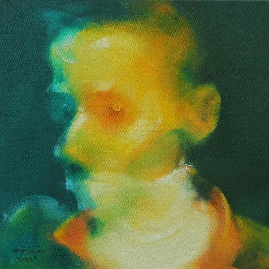 Wu Jianjun, Portrait of a man 1, 2017