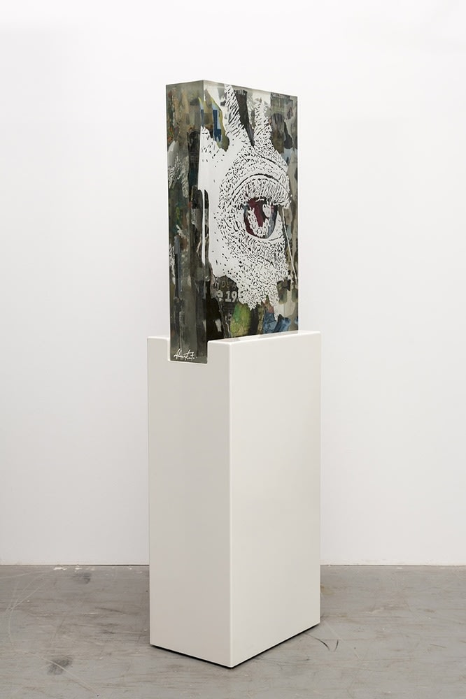 Vhils, Petrifaction serie #4, 2020