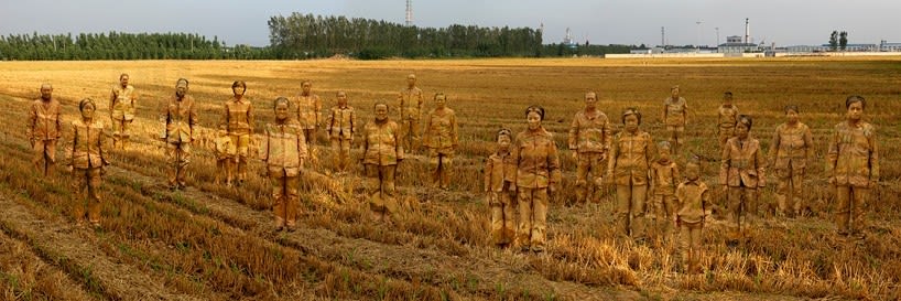 Liu Bolin, Cancer Village (large), 2013