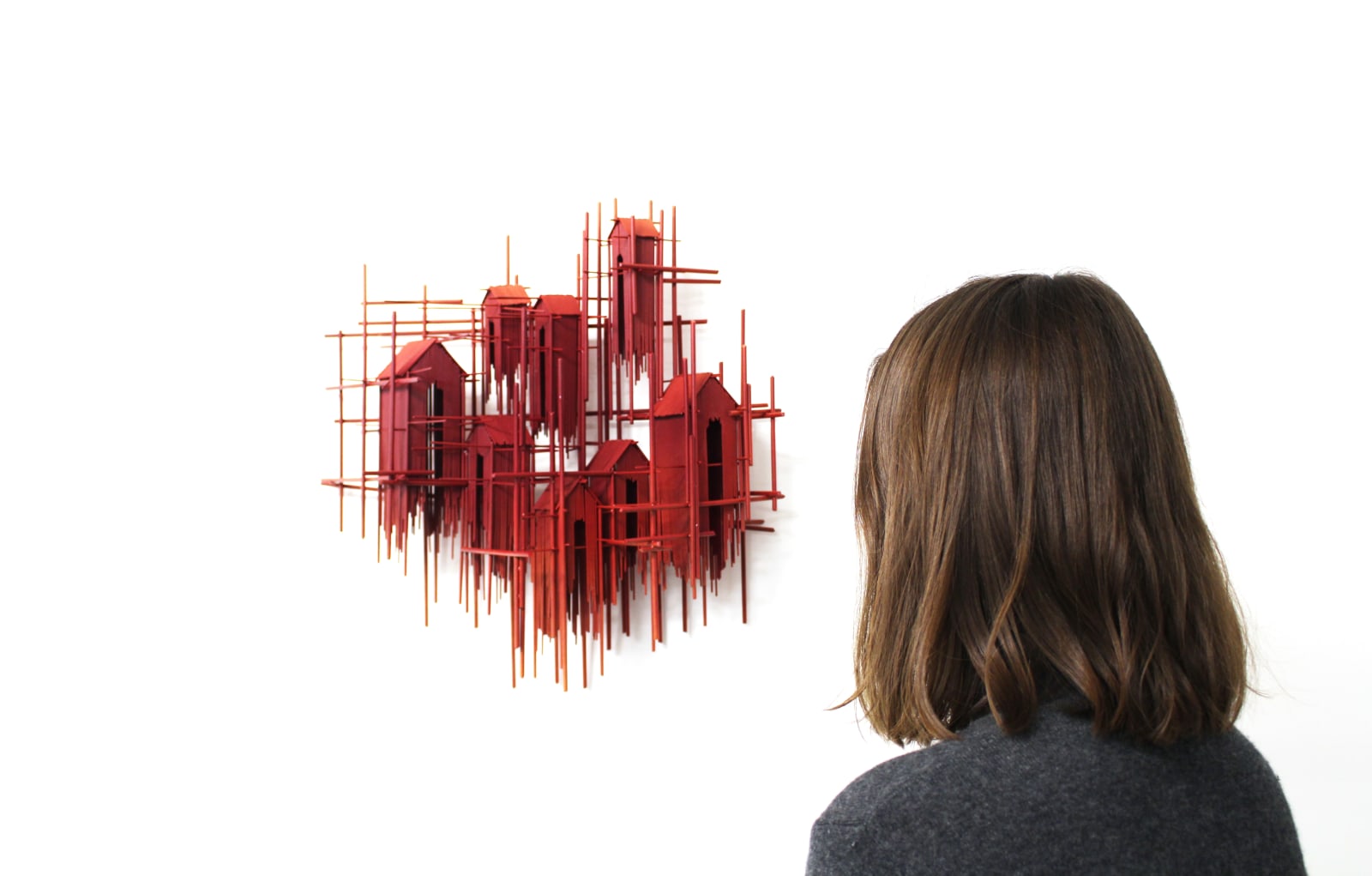 David Moreno, Floating Favelas, Red Expansion II, 2023