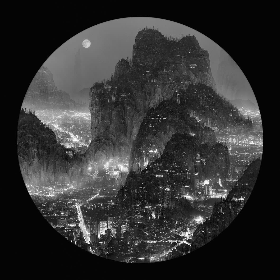 Yang Yongliang, Moonlight - Full Moon, 2012